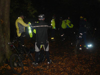 Night Biking course at Gartmorn Dam
