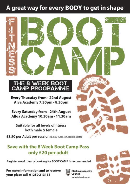 Boot camp banner