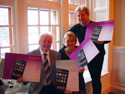 Launch of the Main Issues Report December 2010 with Cllr Carrick, Garry Dallas and Julie Hamilton