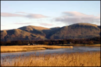 View of the Ochil Hills from the River Forth