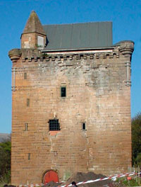 Sauchie Tower showing renovations