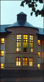 Timekeepers stained glass windows