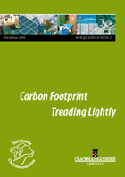 Carbon Footprint energy booklet cover