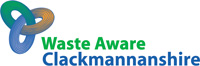 Waste Aware Clackmannanshire logo