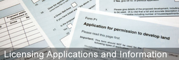 Licensing Applications and Information