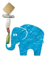 earnie recycling elephant