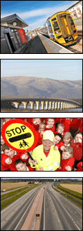 Transport & Roads montage