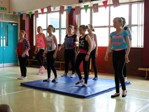 Performers from Craigbank Primary School