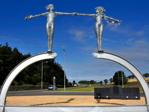 This Journey's End sculpture by Andy Scott