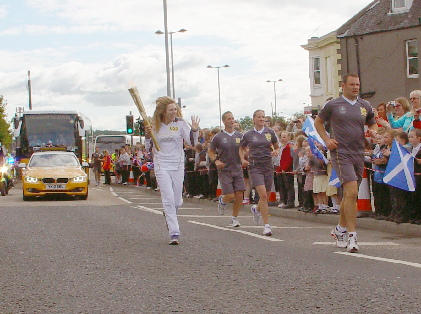 One of today's Olympic Torchbearers Kate Pearson
